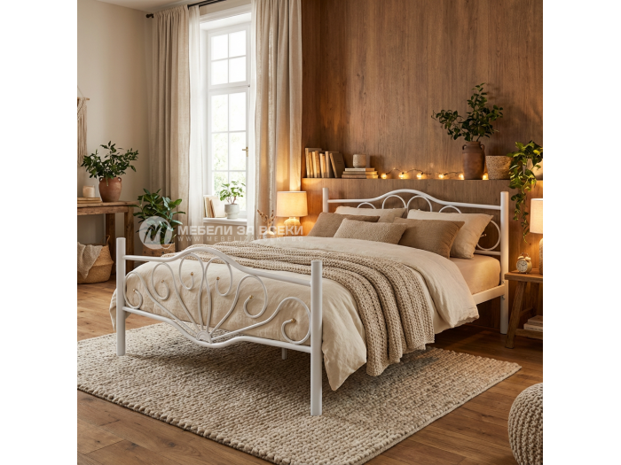 Метално легло Фано LALE + матрак